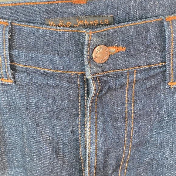 NUDIE JEANS Thin Finn in Dry Ecru Embo Size 31 - Picture 6 of 13